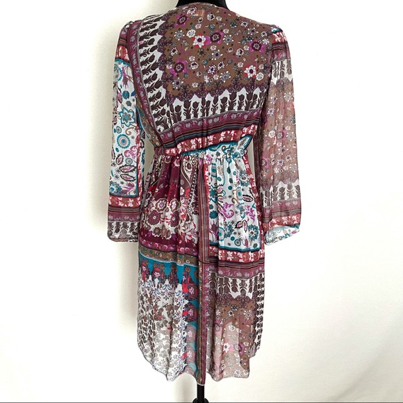 PIKO 1988 Boho Chic Chiffon Dress - Picture 2 of 5